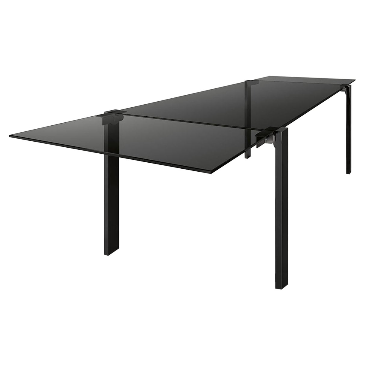 Livingstone Dark Extending Dining Table, Designed by Giulio Mancini For Sale