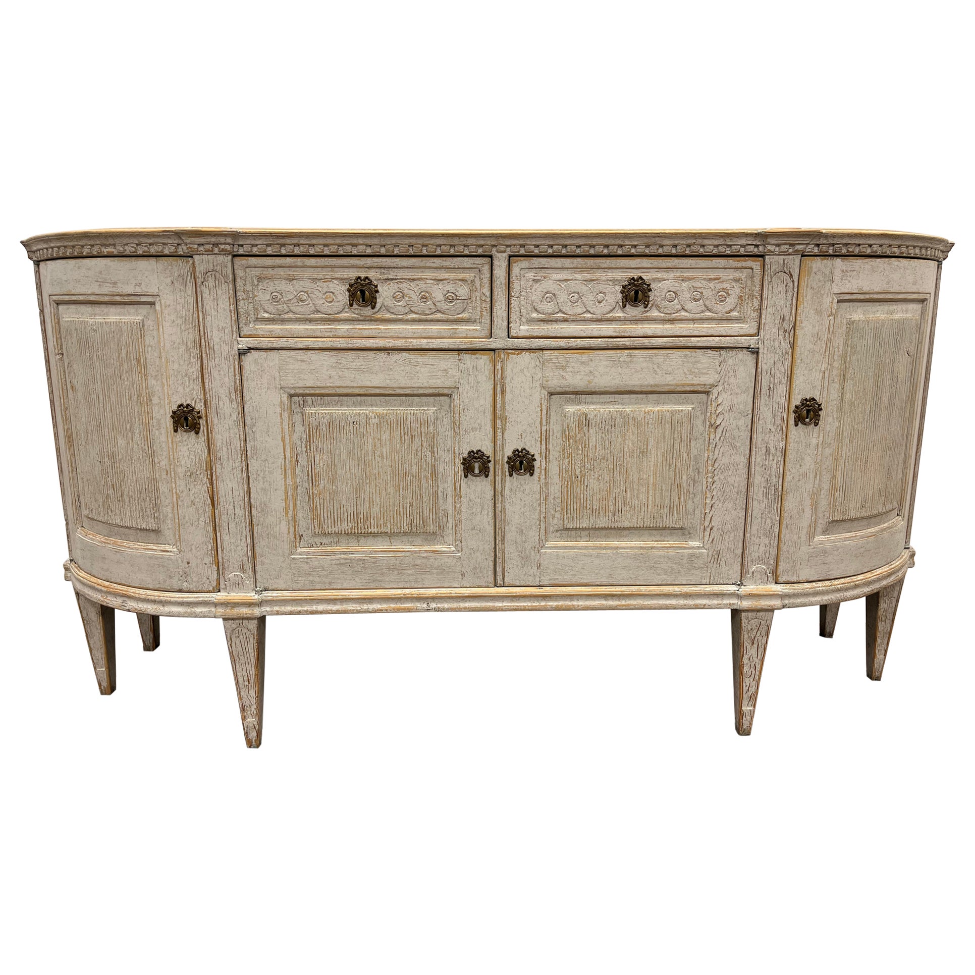 Schwedisches spätgustavianisches Sideboard aus dem 19.