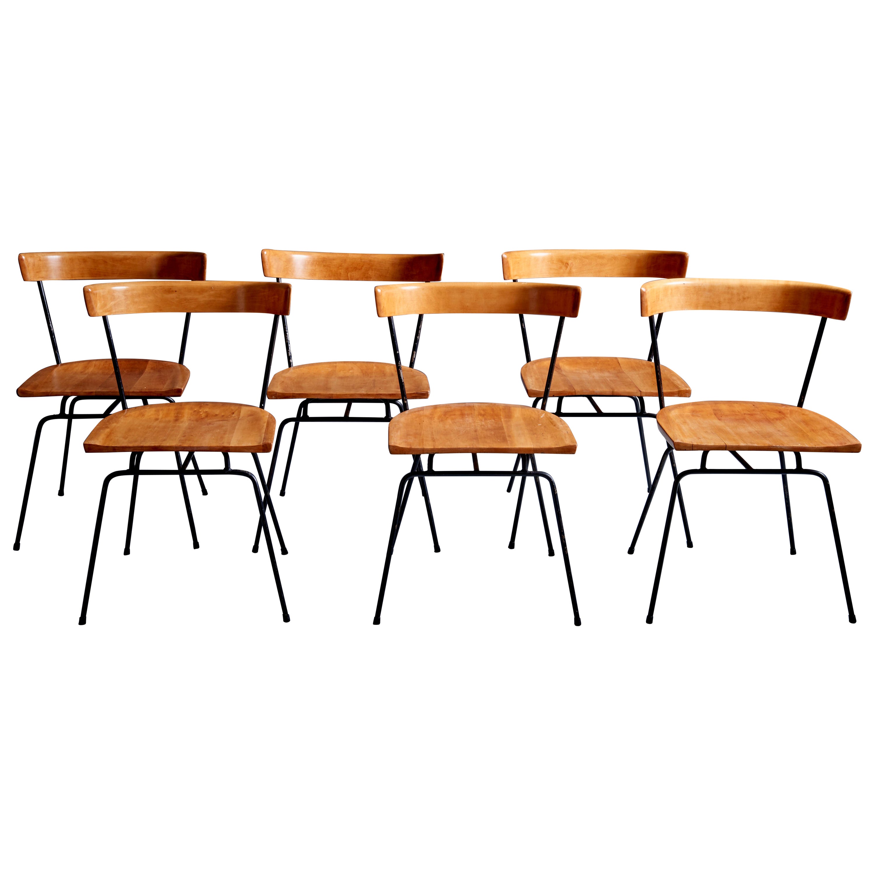 Set of Six Matched 1535 Paul McCobb Planner Group Dining Chairs for Winchendon