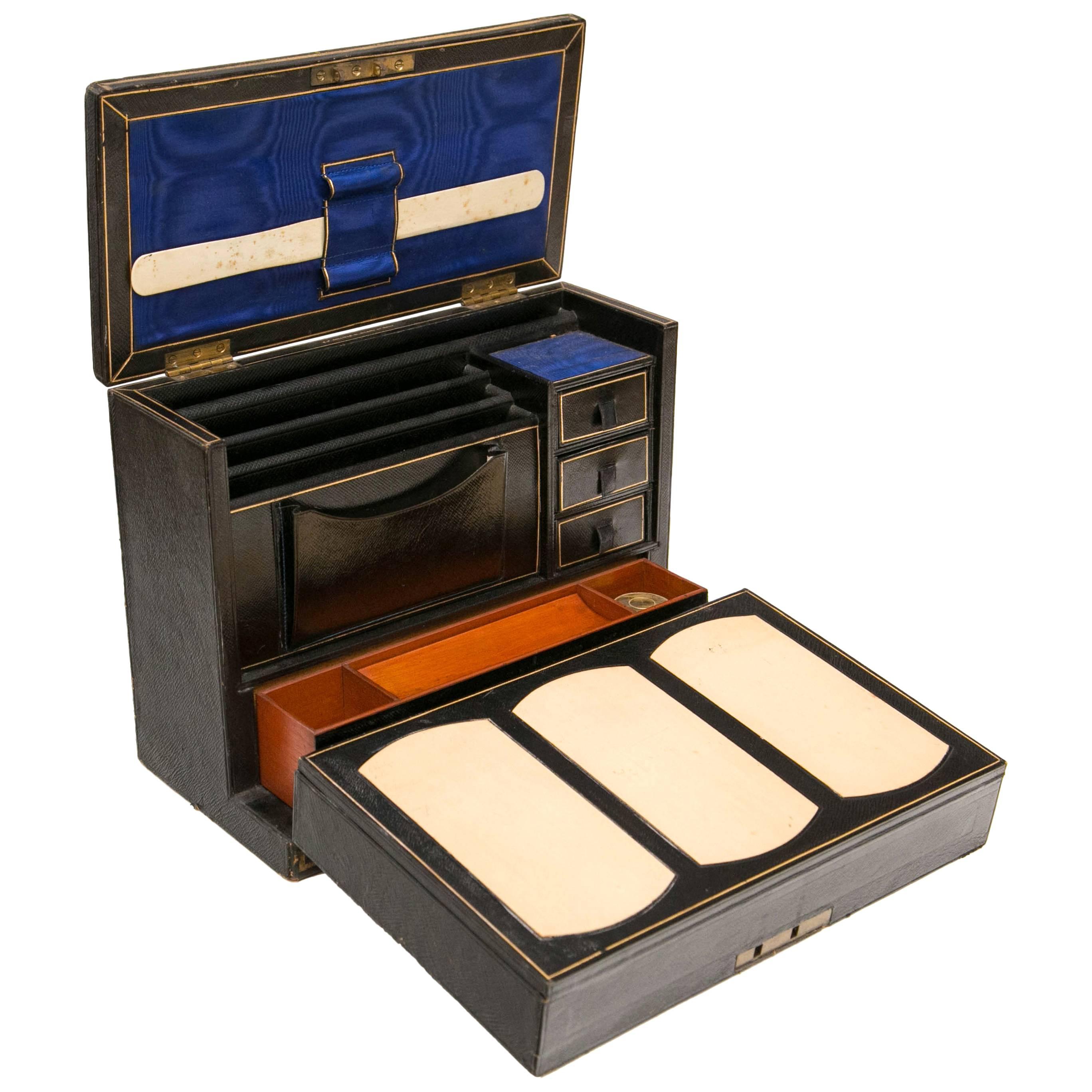 Victorian Period Leather Travelling Writing Case at 1stDibs travel