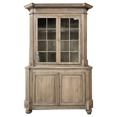 Used 19th Century French Louis XIII Bookcase in Stripped Oak