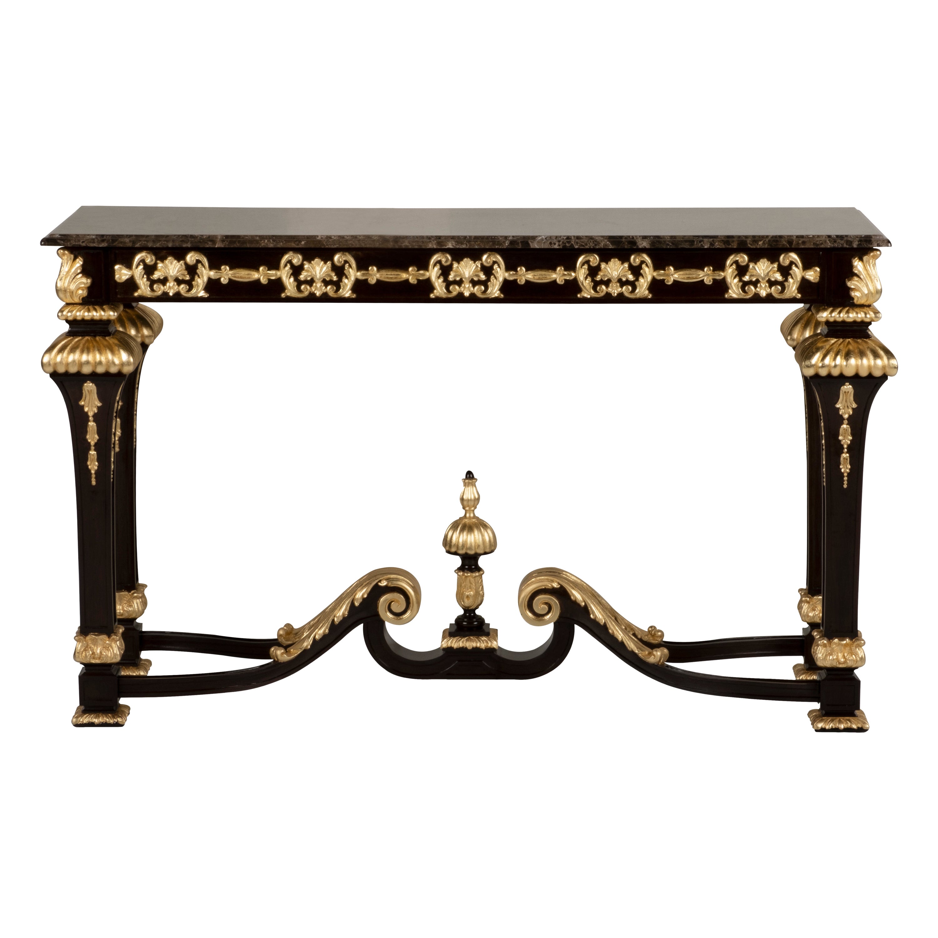 French Neoclassical Console Table Exilis Hand Carved Handmade Portugal