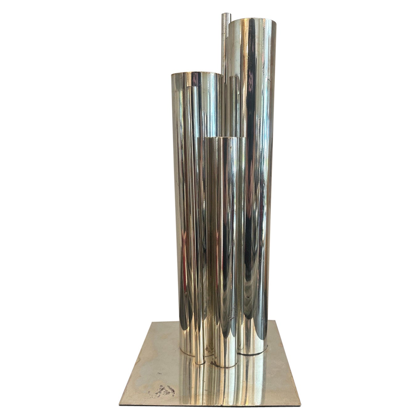 Jacques Sitoleux for Christofle Vase/ Sculpture For Sale