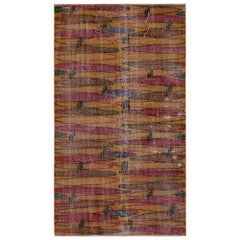 Vintage Zeki Müren Art Deco Rug with Geometric Patterns, from Rug & Kilim