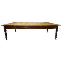 Used French Country Farm Dining Table