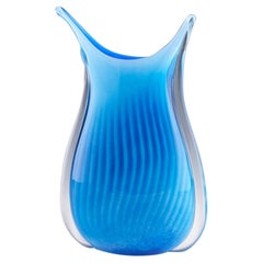 Big Blue Fishtail Vase by Siddy Langley 2023