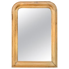 19th Century French Pine Louis Philippe Mirror