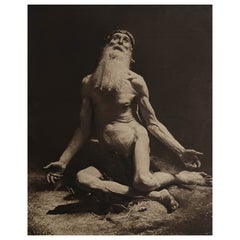 Original Vintage Print of Job After Leon Bonnat. C.1900