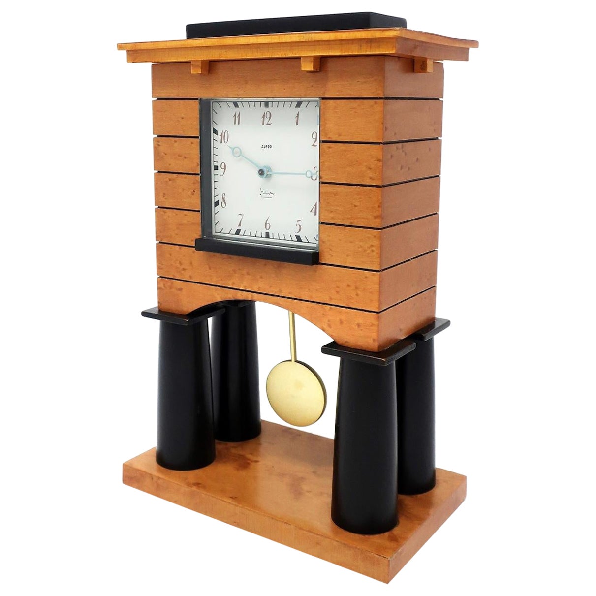 Postmodern Mantle Clock by Michael Graves for Alessi