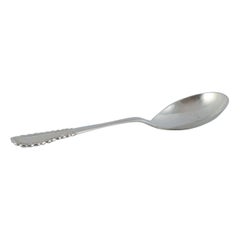 Georg Jensen, Viking, serving spoon in 830 silver. 