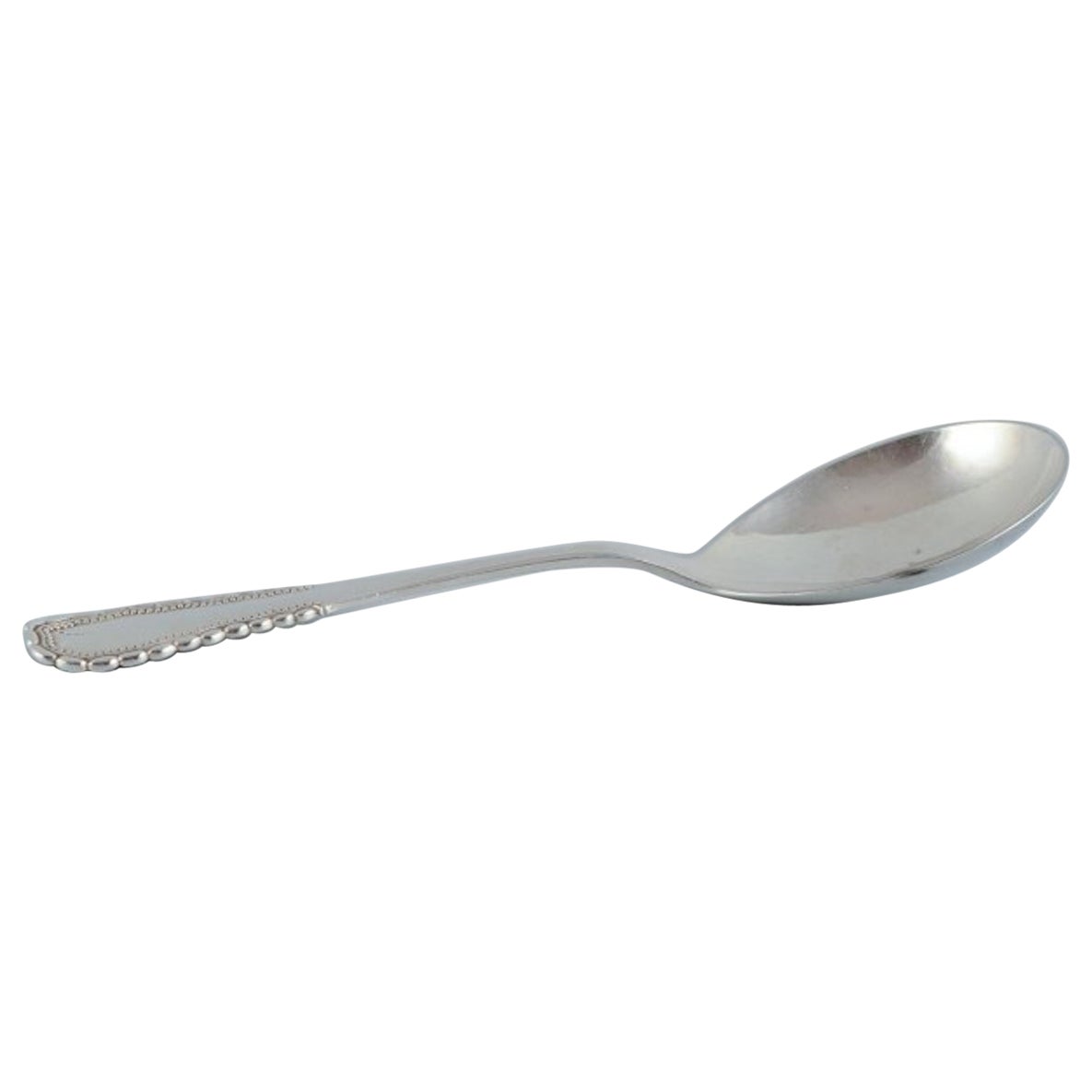 Georg Jensen, Viking, serving spoon in 830 silver. Dated 1928