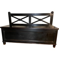 Antique Neoclassical Style Bench