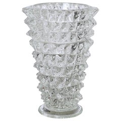 Rostrato Murano Glass Vase by Ercole Barovier for Barovier & Toso, Italy 1940s