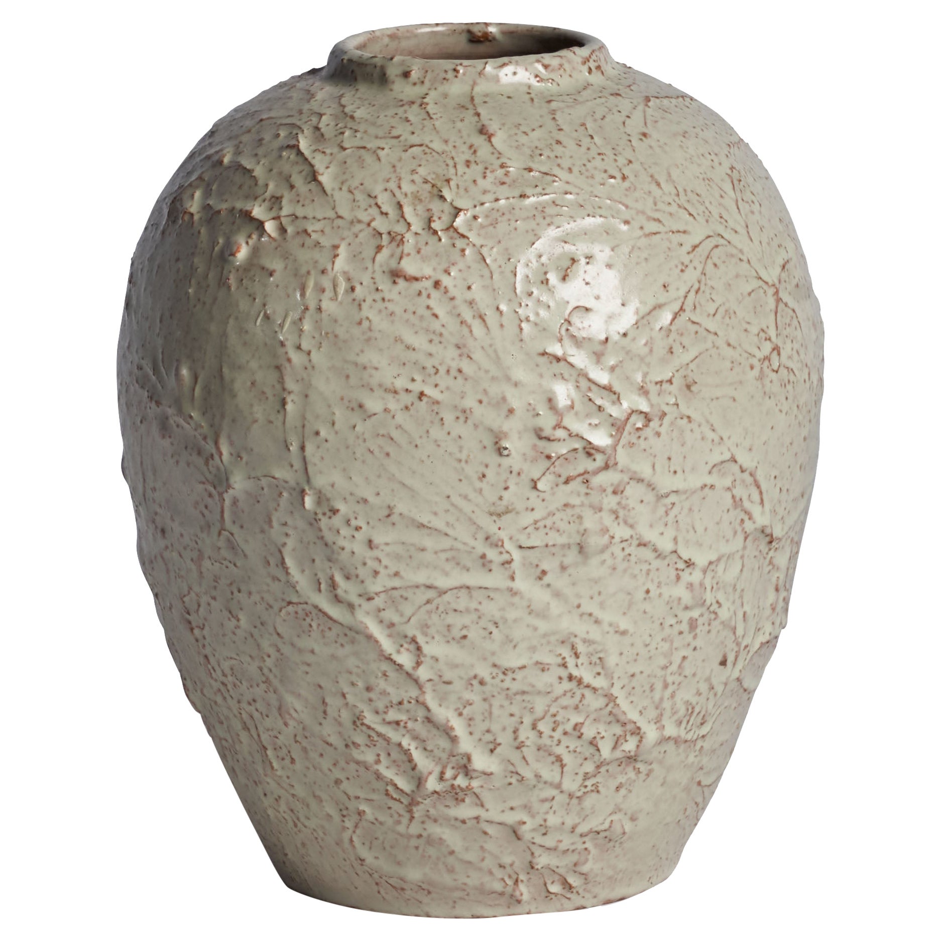 Andersson & Johansson, Vase, Stoneware, Sweden, 1940s For Sale