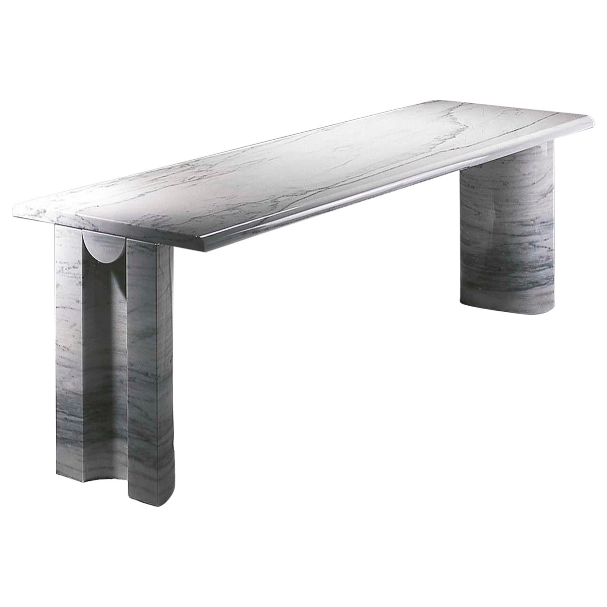 21 Century by Giusti & Di Rosa "Pariana" Marble Table - h 38 For Sale