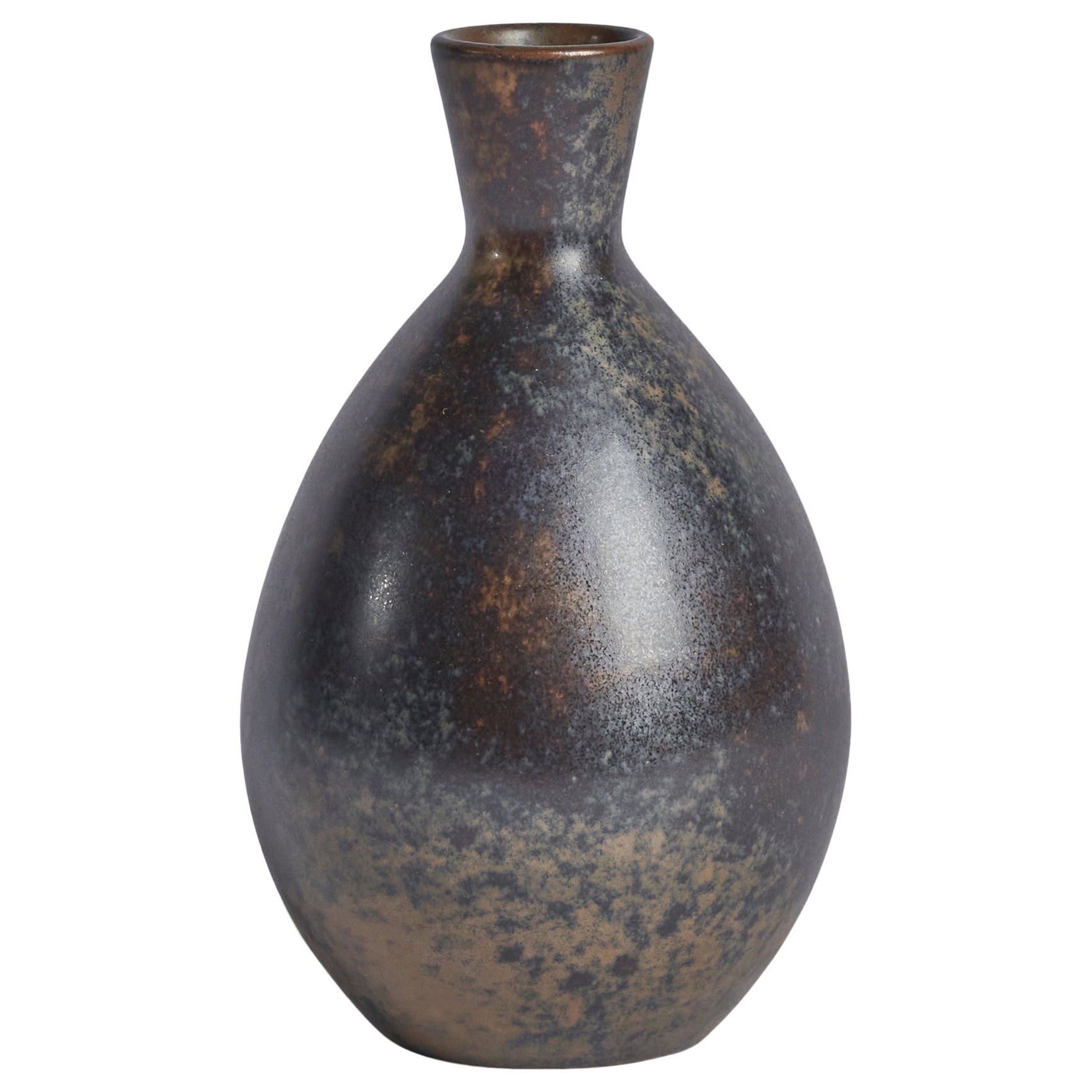 Erich and Inger Triller, Vase, Stoneware, Sweden, 1960s For Sale