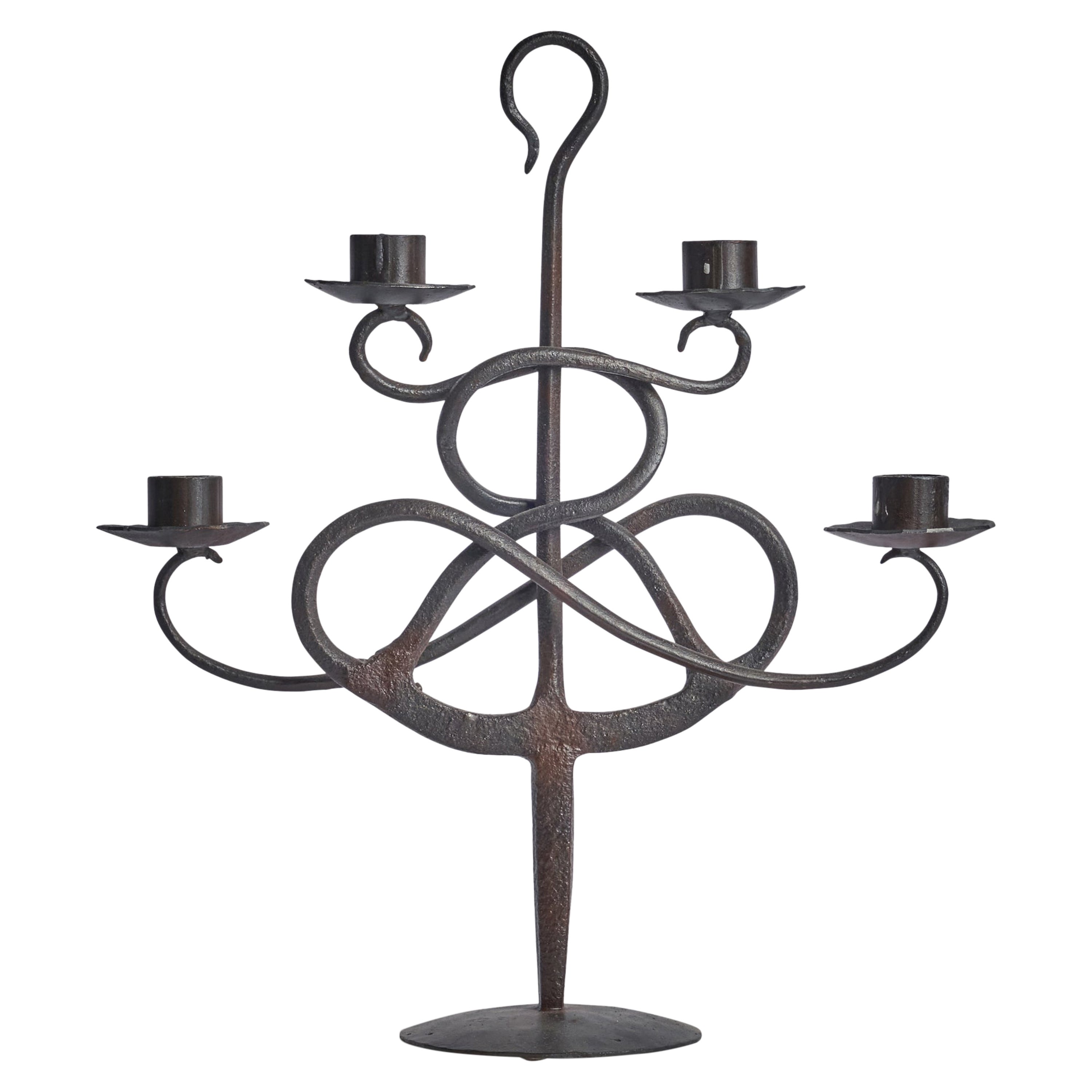 Sven Åke Ekberg, Candelabro orgánico, Hierro, Suecia, 1987