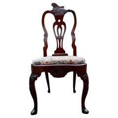 Museo de Bellas Artes Procedencia: Silla auxiliar holandesa tallada del siglo XVIII