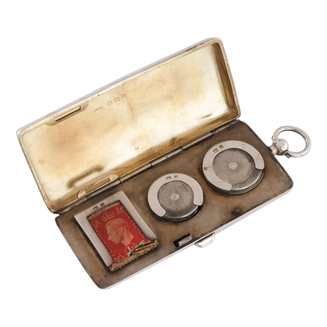 Edwardian Sterling Silver Sovereign Case Birmingham 1906