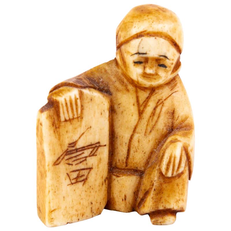 Netsukes - 296 For Sale on 1stDibs | antique netsuke for sale, netsuke ...