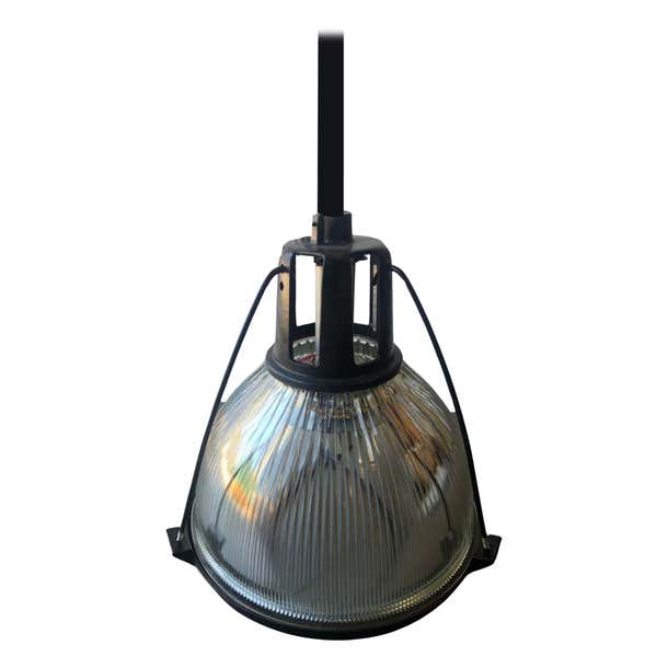 Holophane Industrial Hanging Pendant Lights, 14 available For Sale at