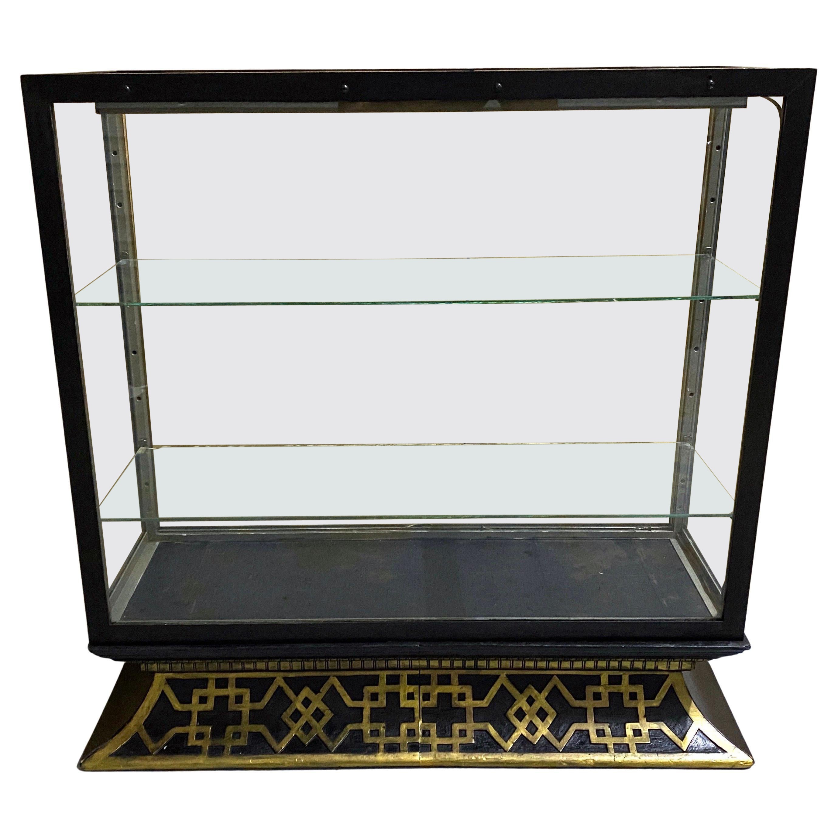 Art Deco Chinese Motif Display Case, From Cartier NYC Showroom, Circa 1920s  For Sale