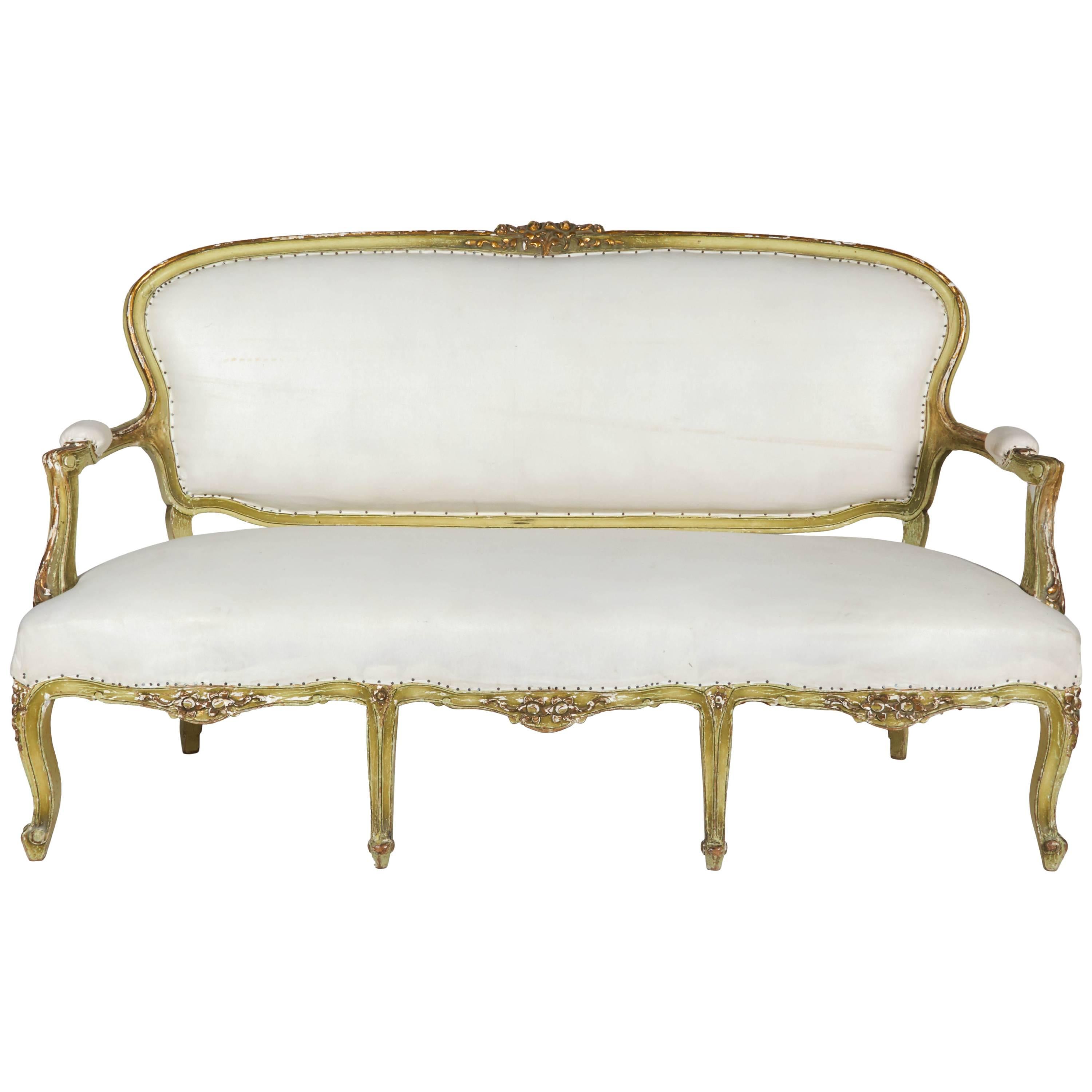 Early 20th Century French Settee For Sale