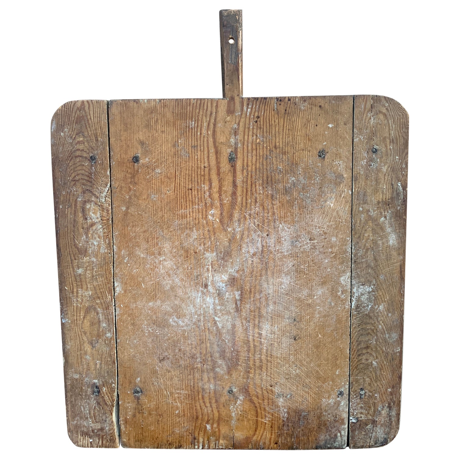 Antique French Wooden Bread Board or Charcuterie Board, 19th Century For Sale