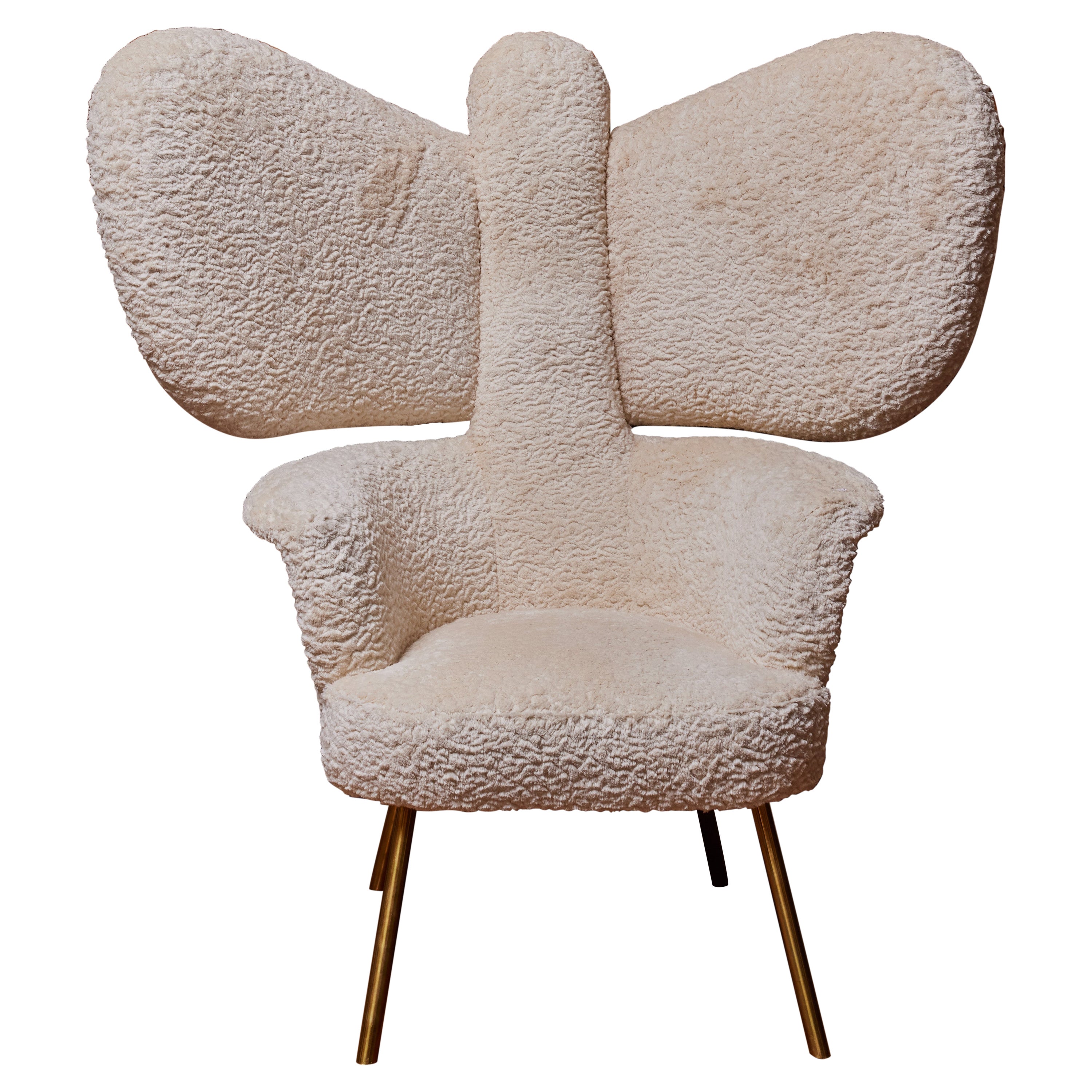 "Butterfly" armchair by Studio Glustin For Sale