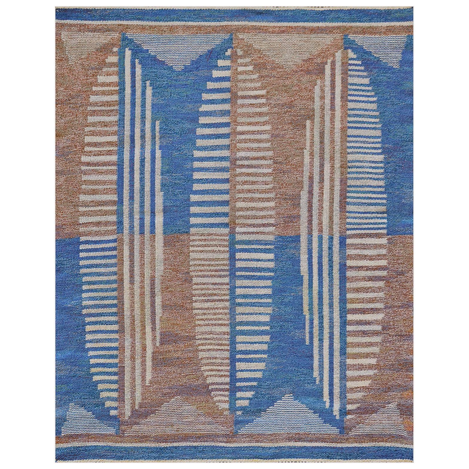 Mid-20th Century Swedish Deco Rug For Sale