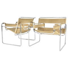 Pair of "Wassily" Chairsin the style of Marcel Breuer, 1980s