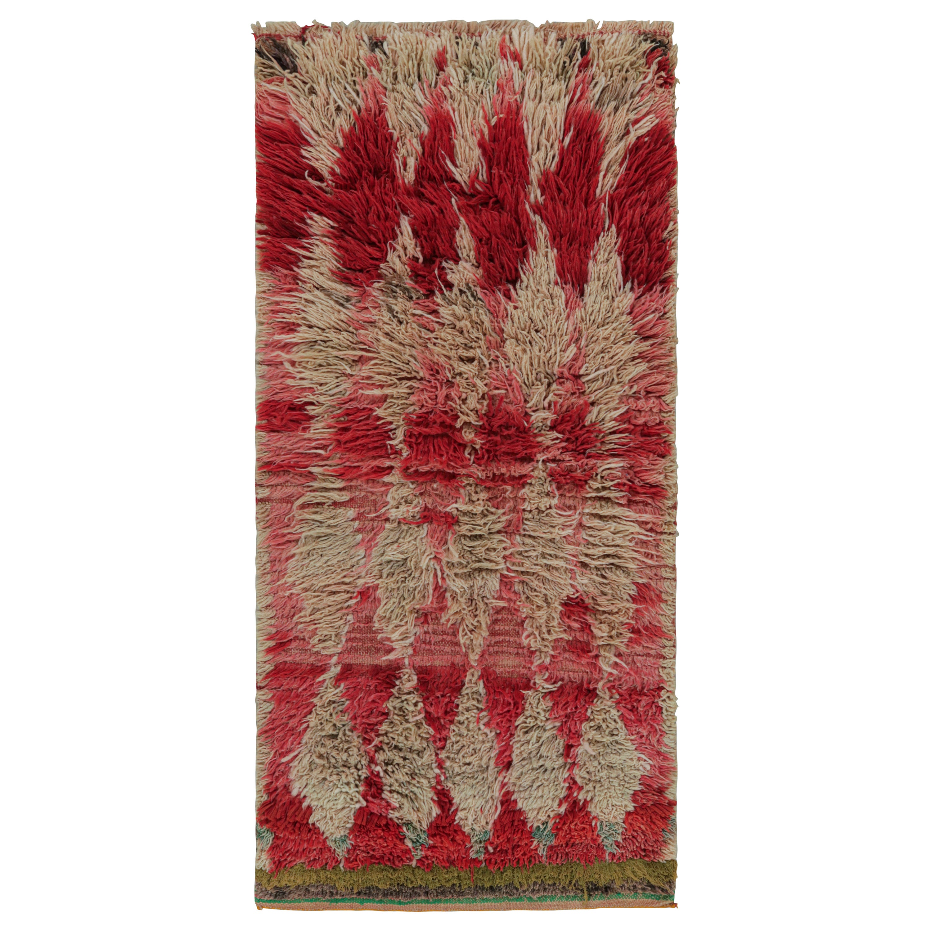 Vintage Azilal Moroccan Runner Rug, with Lozenge Patterns from Rug & Kilim For Sale