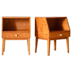 1940s bedside tables in briarwood