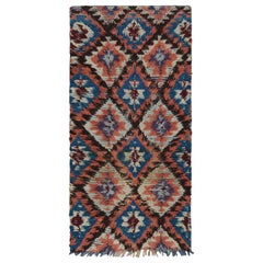 Vintage Azilal Moroccan Runner Rug, with Diamond Medallions from Rug & Kilim
