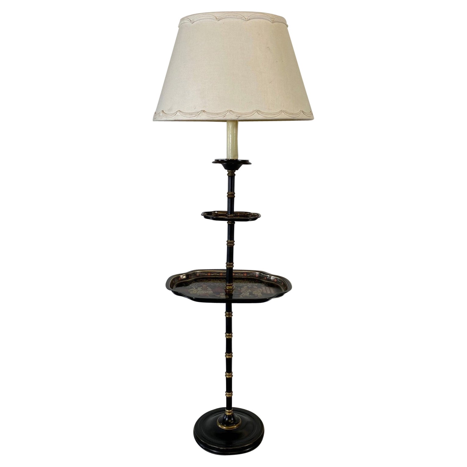 Chinoiserie Style Floor Lamp For Sale