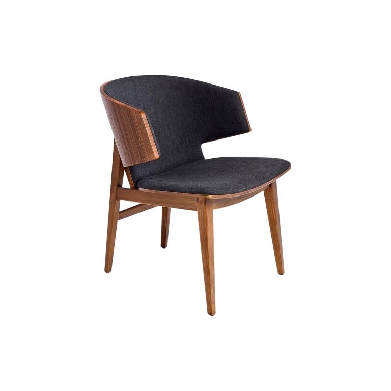 Sarr, Mid-Century Modern Wooden Chair, Dining chair, Office chair For Sale
