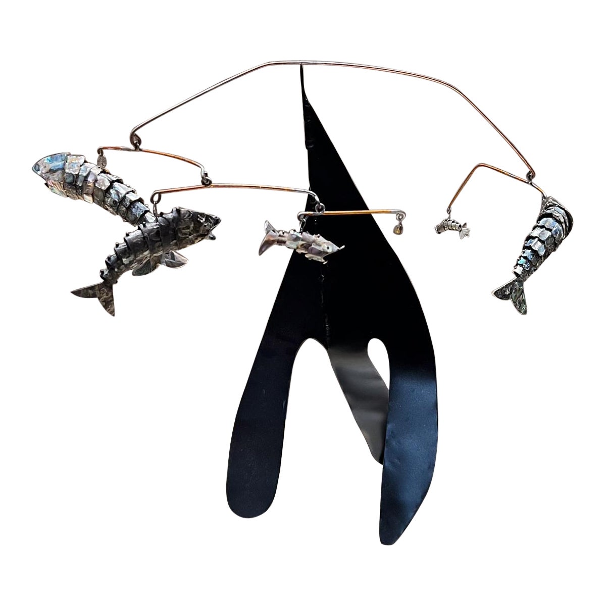 1960s Mobile Fish Sculpture manner of Alexander Calder