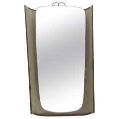 Italian Brass Mirror Attributed to Ico Parisi 1950s