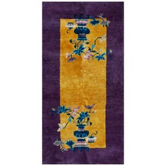 Tappeto Art Deco cinese degli anni '20 ( 2' x 3'10" - 60 x 118 )