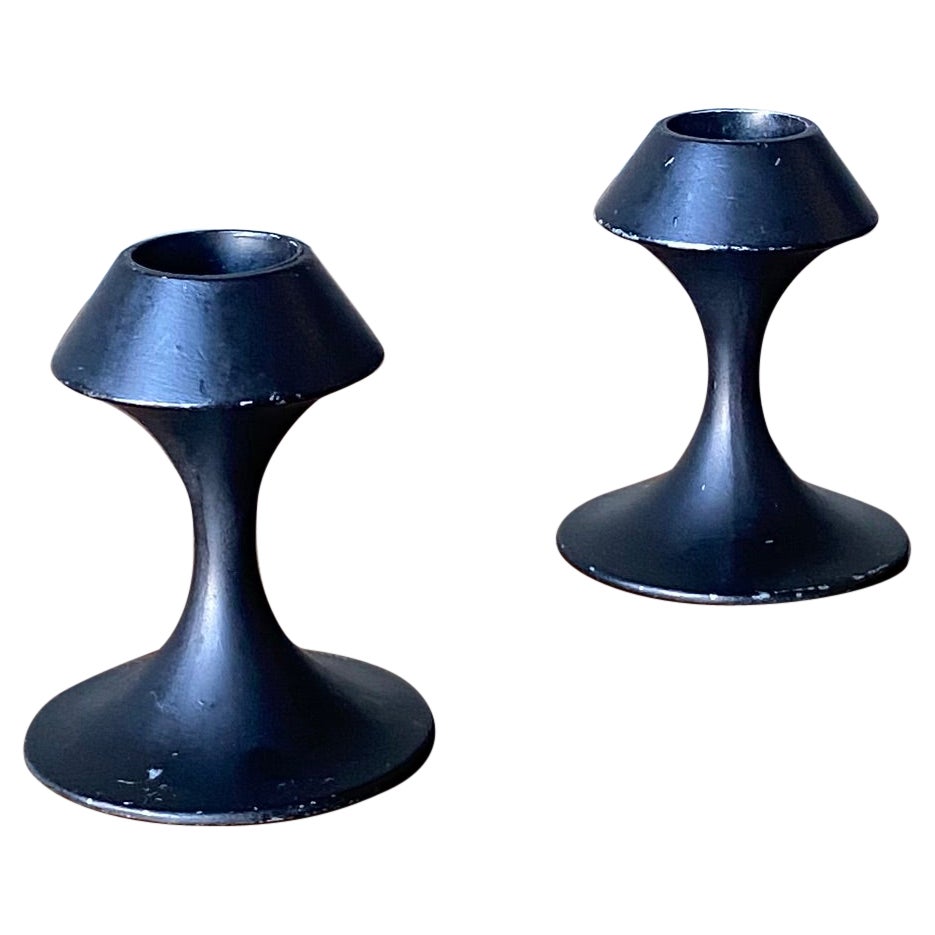 Modernist Candle Holders Designed By Lenox For Sale