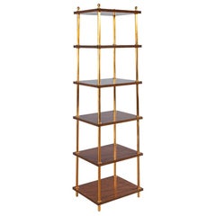 Estantería Librería Etagere en Nogal y Metal