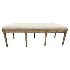 Retro 18th Century Swedish Gustavian Bench