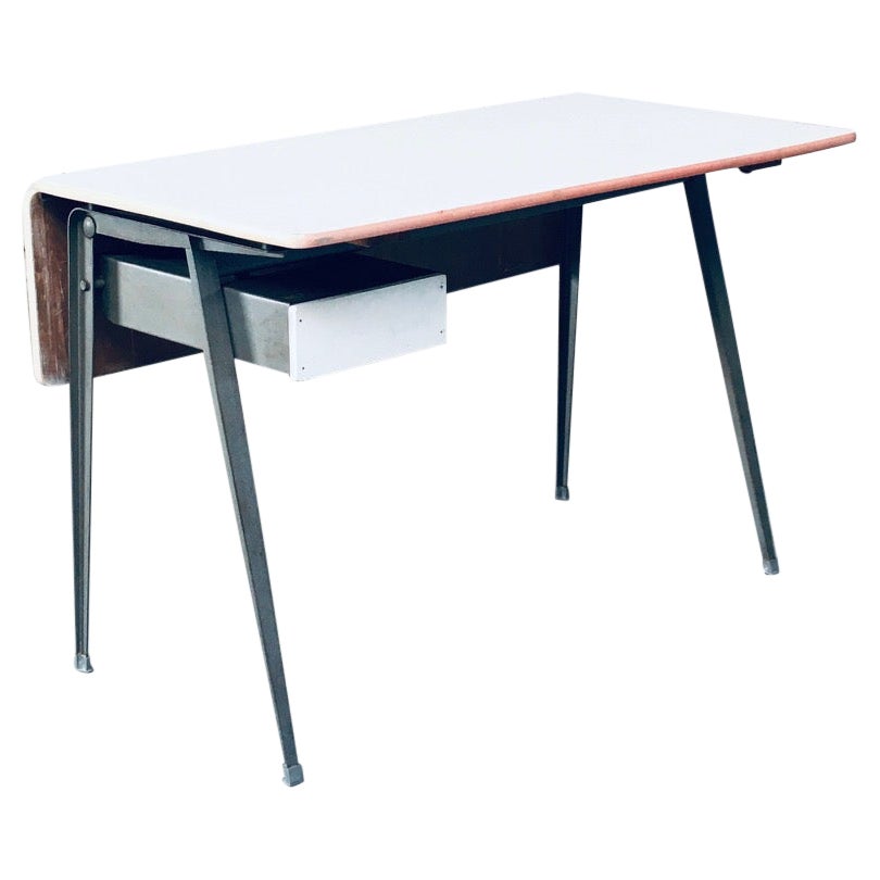 Dutch Industrial Design Desk by Wim Rietveld for Ahrend De Cirkel, 1960's For Sale