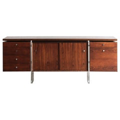 Poul Norreklit Sideboard aus Rosenholz für Georg Petersens, Dänemark, 1960er Jahre