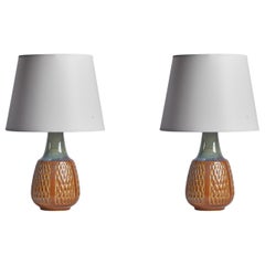 Søholm, Table Lamps, Stoneware, Denmark, 1960s