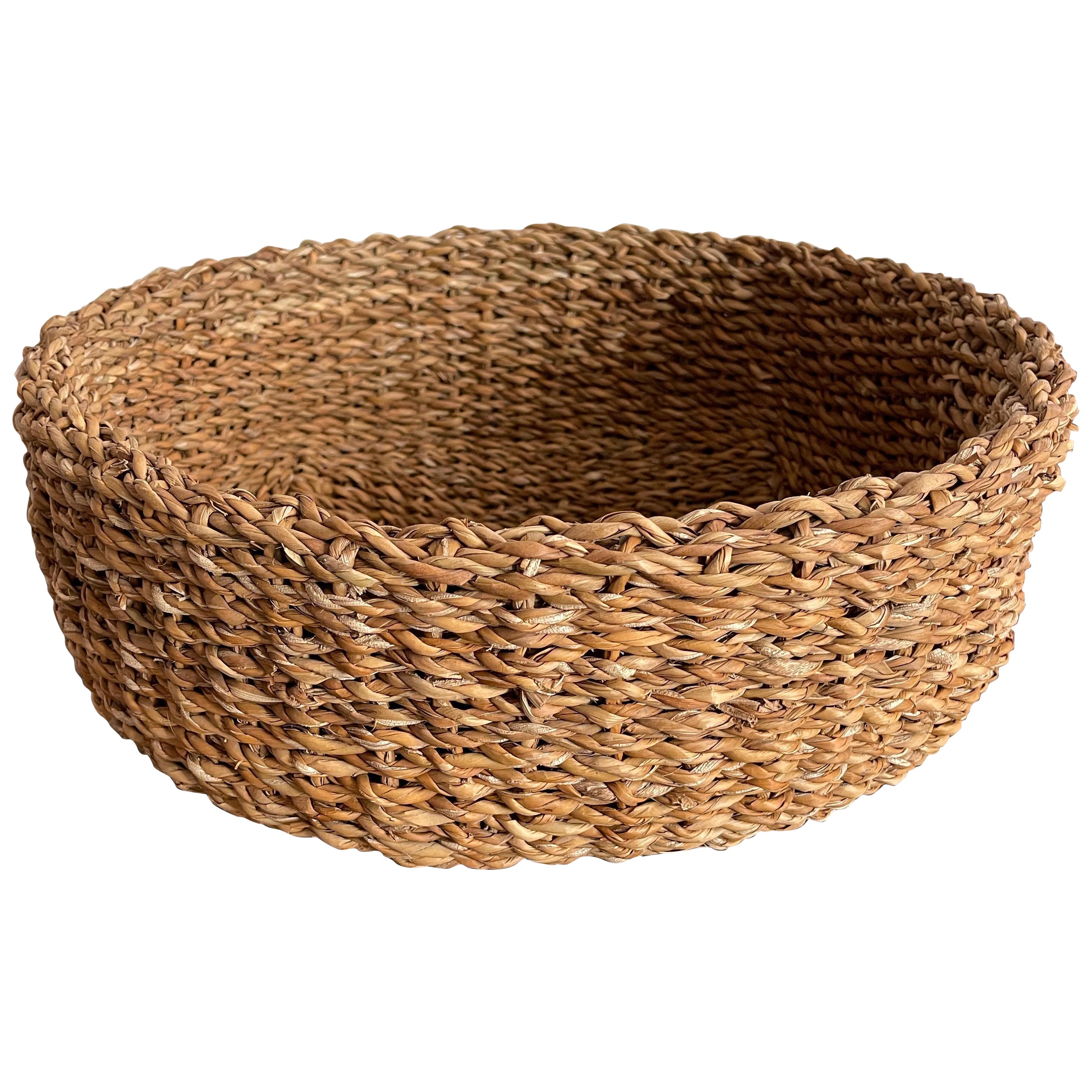 Decorative Seagrass Basket For Sale