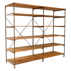 Turn of the Century Parisian Industrial Shelving by Theodore Scherf