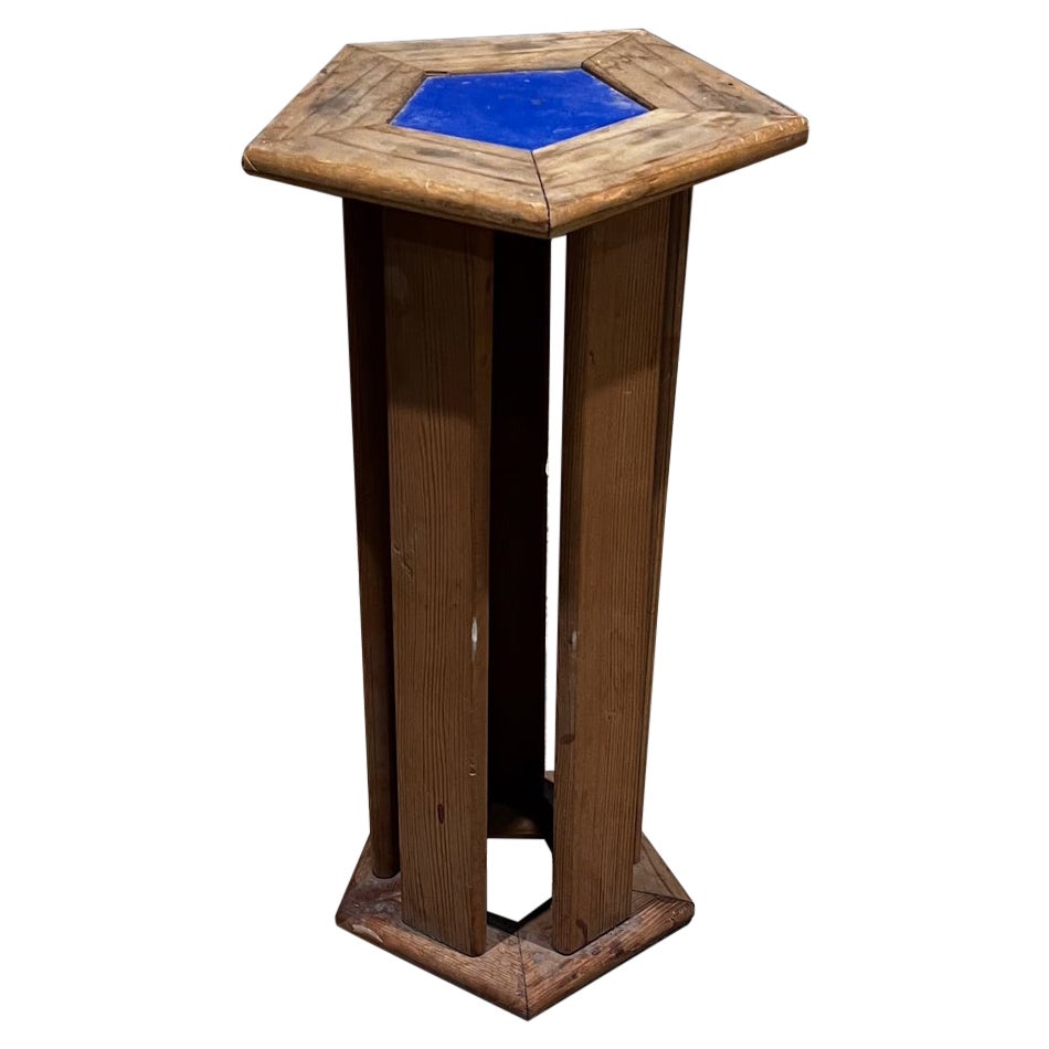 1970s Modern Pentagon Side Accent Table For Sale