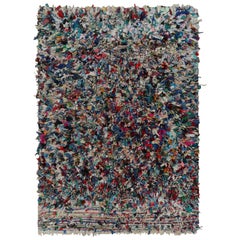 Retro Azilal Moroccan Rug with High Pile by Rug & Kilim