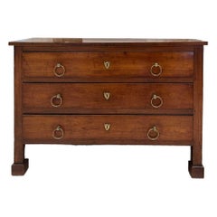 Restoration Period Walnut Commode